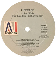 Liberace - Live With The London Philharmonic (Vinyl) Image