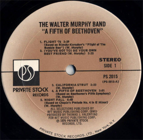 Walter Murphy & The Big Apple Band - A Fifth Of Beethoven (Vinyl)