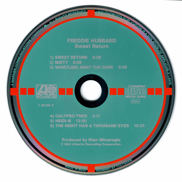 Freddie Hubbard - Sweet Return (CD) Image