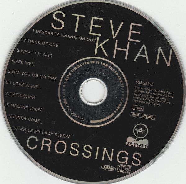 Steve Khan - Crossings (CD) Image