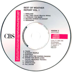 Weather Report - Best Of Weather Report Vol. 1 (CD) Image