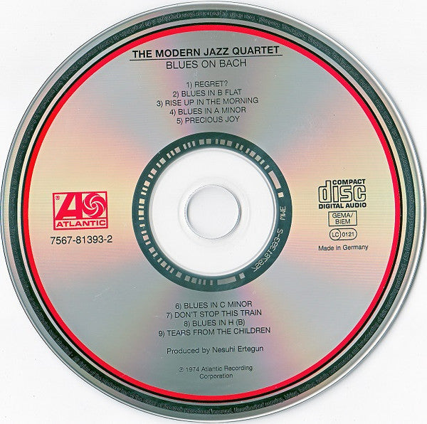 Modern Jazz Quartet, The - Blues On Bach (CD) Image