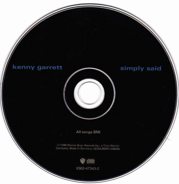 Kenny Garrett - Simply Said (CD) Image