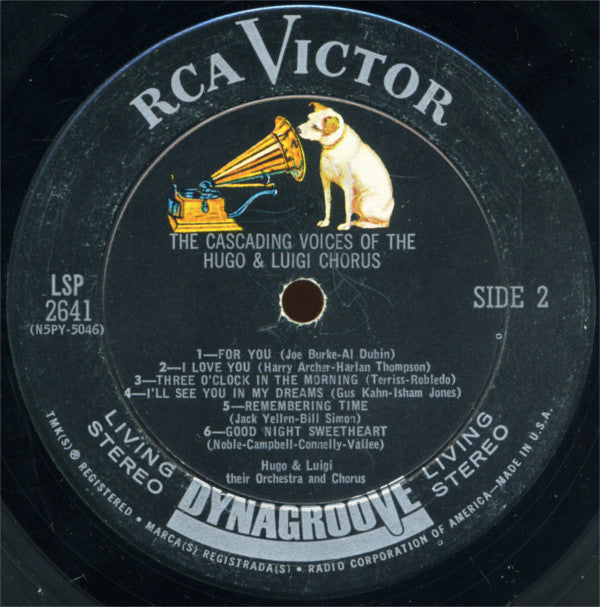 Hugo & Luigi Chorus - The Cascading Voices Of The Hugo & Luigi Chorus (Vinyl) Image
