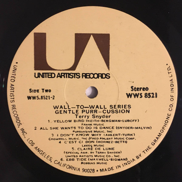 Terry Snyder - Gentle Purr-Cussion (Vinyl)