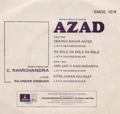 C. Ramchandra, Rajinder Krishan - Azad (45-RPM)
