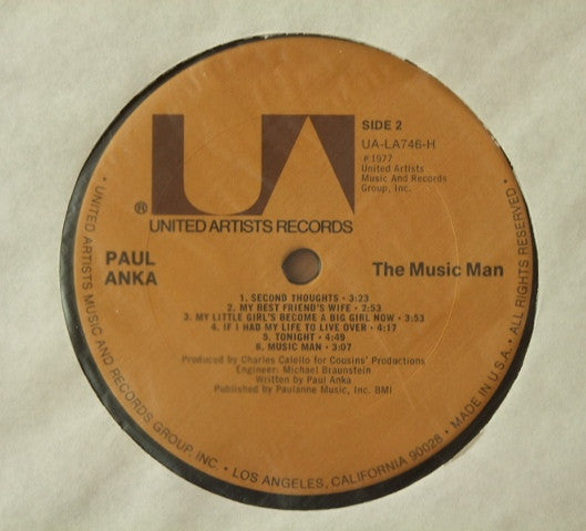 Paul Anka - The Music Man (Vinyl) Image