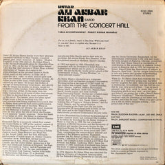 Ali Akbar Khan - From The Concert Hall (Vinyl)