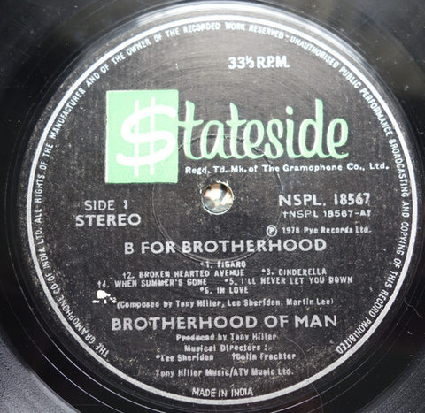 Brotherhood Of Man - B For Brotherhood (Vinyl) Image