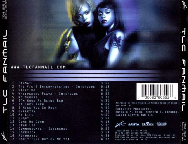 TLC - Fanmail (CD) Image