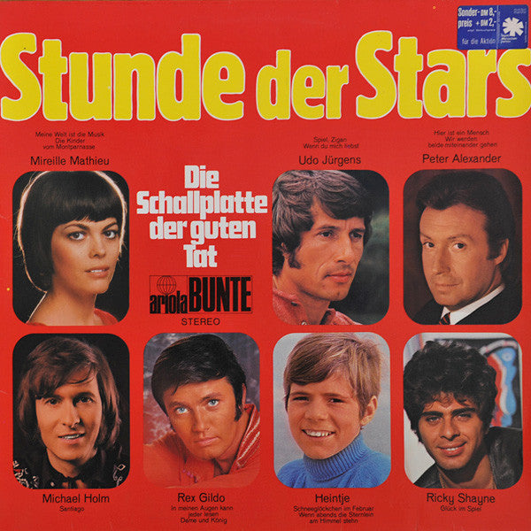 Various - Stunde Der Stars (Die Schallplatte Der Guten Tat) (Vinyl) Image