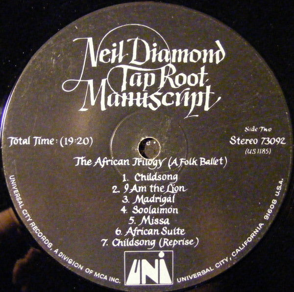 Neil Diamond - Tap Root Manuscript (Vinyl)