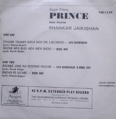 Shankar-Jaikishan - Prince (45-RPM)