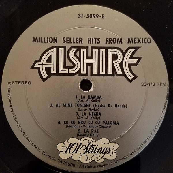 101 Strings - Million Seller Hits From Mexico (Vinyl) Image