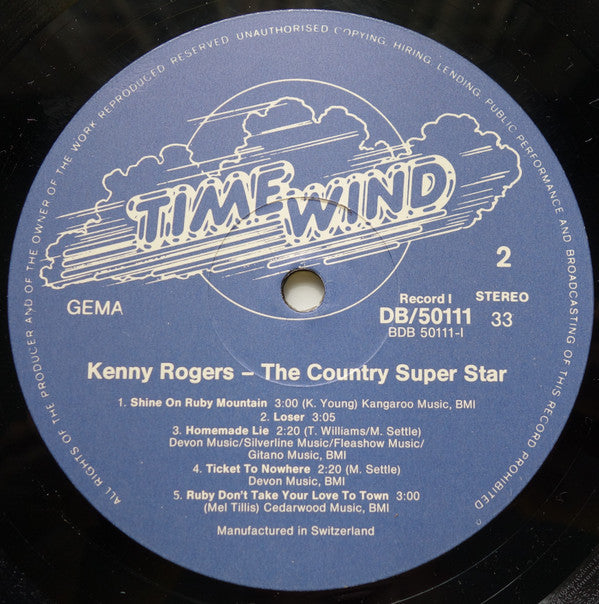 Kenny Rogers - The Country Superstar (Vinyl) (2)