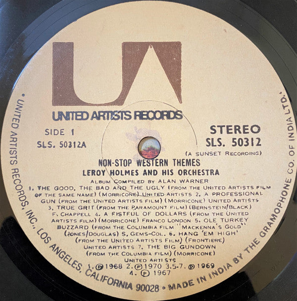 Al Caiola, Leroy Holmes Orchestra - Non-Stop Western Themes (Vinyl)