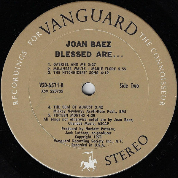 Joan Baez - Blessed Are... (Vinyl) (2 LP) Image