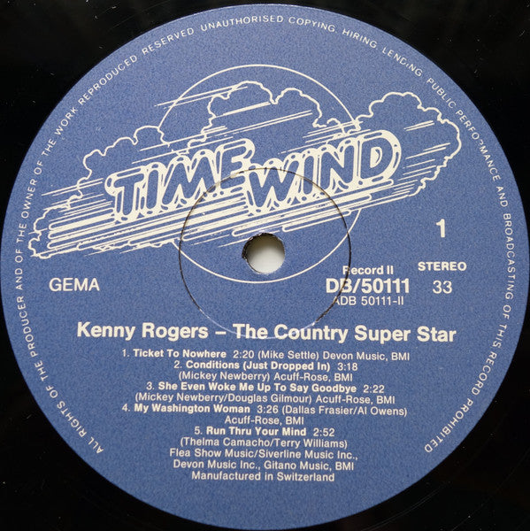 Kenny Rogers - The Country Superstar (Vinyl) (2)