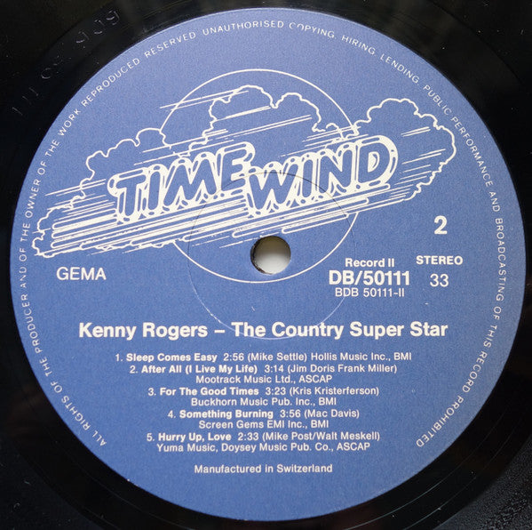 Kenny Rogers - The Country Superstar (Vinyl) (2)