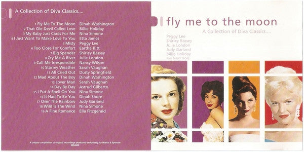 Various - Fly Me To The Moon - A Collection Of Diva Classics (CD) Image