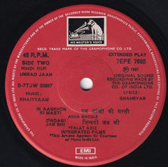 Khayyam, Dr. Akhlaq Mohammed Khan - Umrao Jaan (45-RPM)