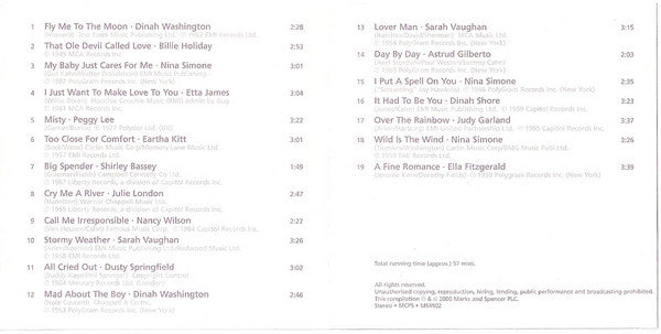 Various - Fly Me To The Moon - A Collection Of Diva Classics (CD) Image
