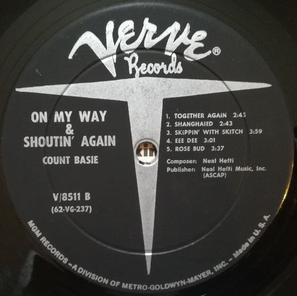 Count Basie Orchestra - On My Way & Shoutin' Again! (Vinyl) Image
