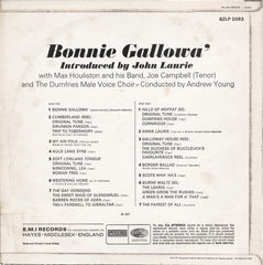 Max Houliston & His Band, Joe Campbell (11) And Dumfries Male Voice Choir Conducted By Andrew Young (14) - Bonnie Gallowa' (Introduced By John Laurie) (Vinyl)