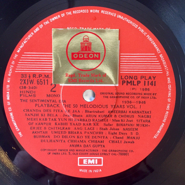 Various - The Sentimental Era 1936-1946 (Vinyl) (2 LP) Image