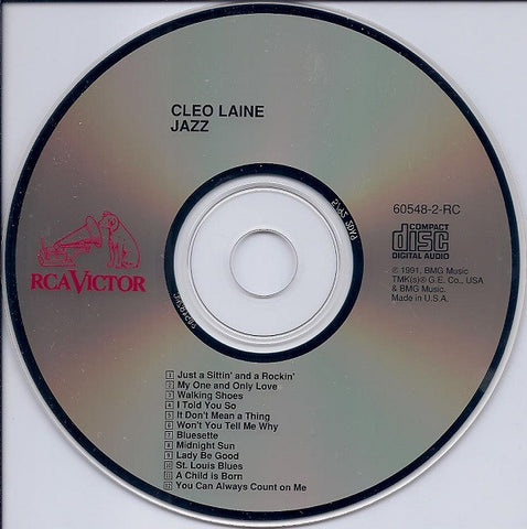 Cleo Laine - Jazz (CD) Image