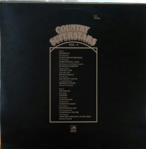 Various - Country Superstars (Vol.4) (Vinyl) Image
