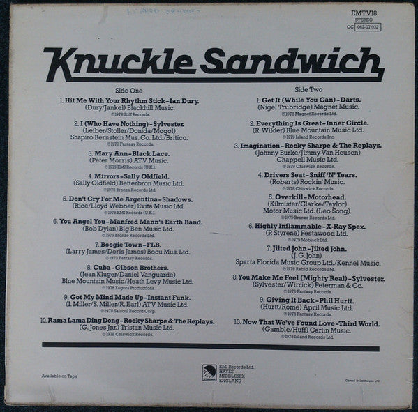 Various - Knuckle Sandwich (Vinyl)