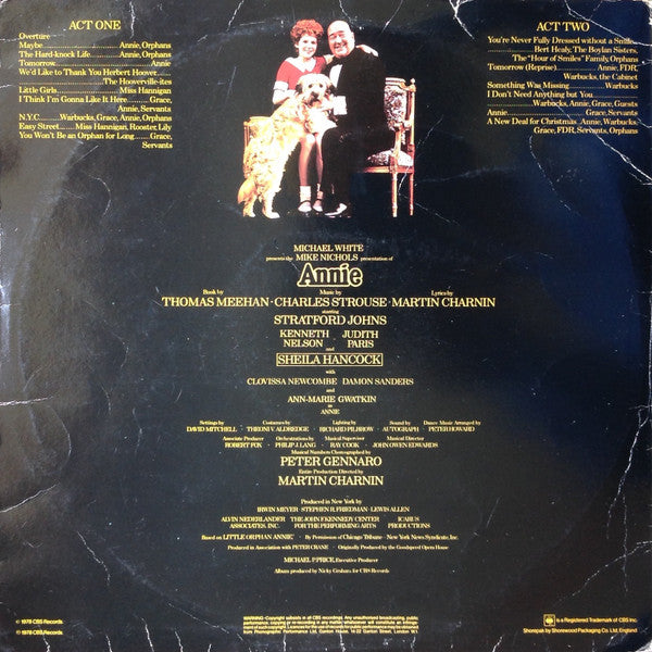 "Annie" Original London Cast - Annie (Original Cast Recording) (Vinyl)