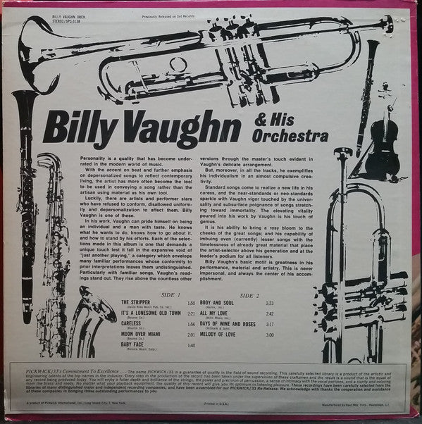 Billy Vaughn - Body & Soul (Vinyl)