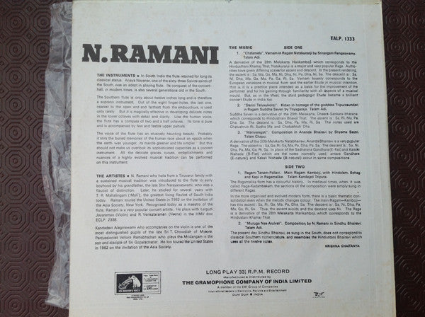 N. Ramani - Flute (Vinyl)