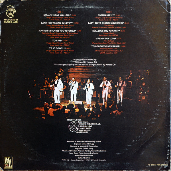 Stylistics, The - Fabulous (Vinyl) Image