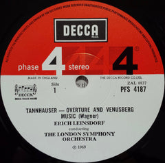 Richard Wagner / Richard Strauss, London Symphony Orchestra, The And London Symphony Chorus, Erich Leinsdorf - Overture And Venusberg Music From Tannhäuser / Suite From Der Rosenkavalier (Vinyl)