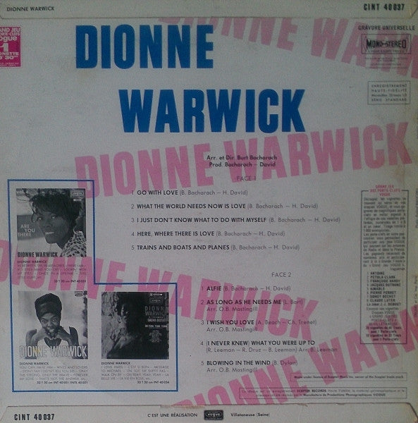 Dionne Warwick - Dionne Warwick (Vinyl) Image