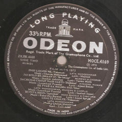 Various - Film Hits' 72 - Motion Picture Music Of India (Vinyl)