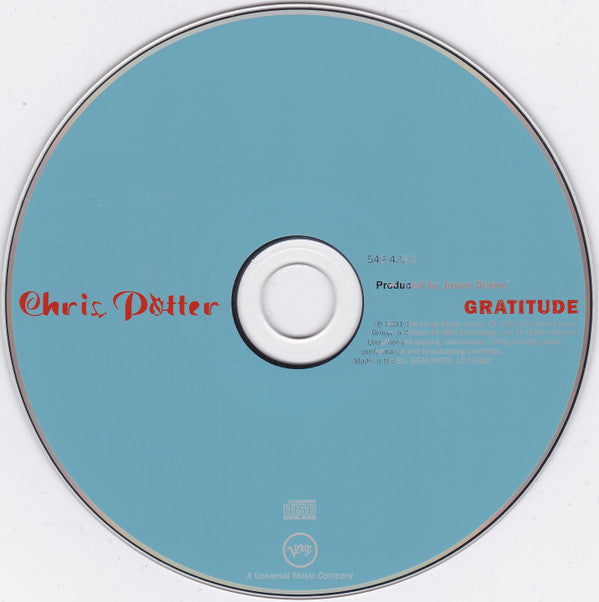 Chris Potter (2) - Gratitude (CD)