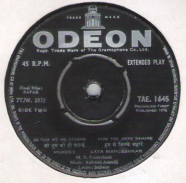 Kalyanji-Anandji - Safar (45-RPM)