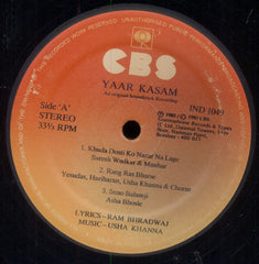 Usha Khanna - Yaar Kasam  (Vinyl)