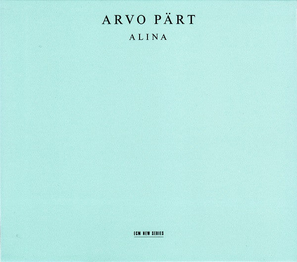 Arvo Pärt - Alina (CD)