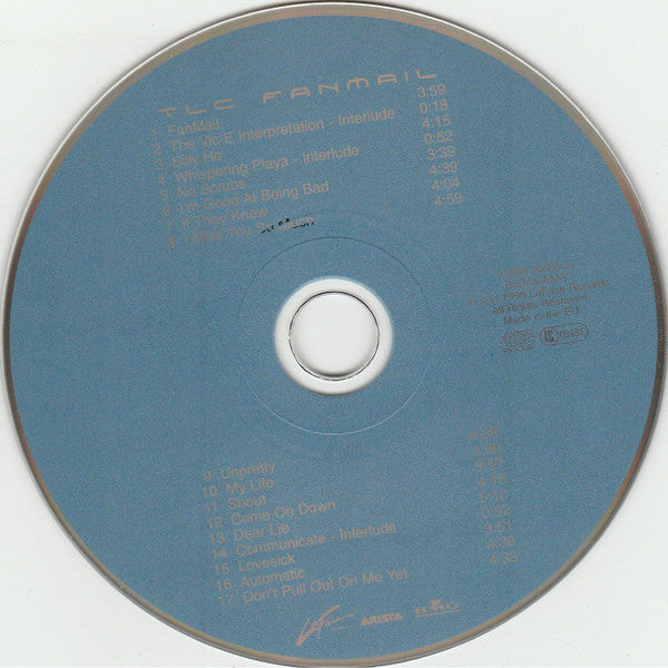 TLC - Fanmail (CD) Image