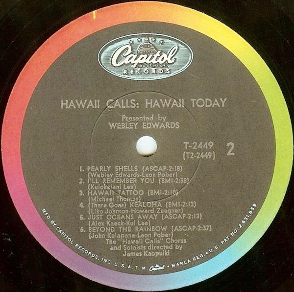 Webley Edwards - Hawaii Today (Vinyl) Image