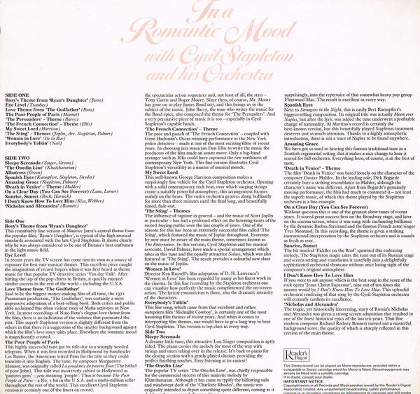 Cyril Stapleton And His Orchestra - In A Romantic Mood (Vinyl) Image