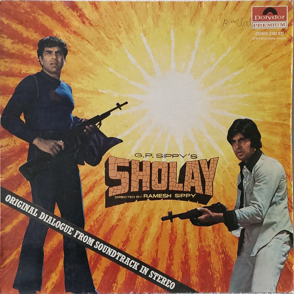 R. D. Burman - Sholay (Sound And Dialogue Album) (Vinyl)