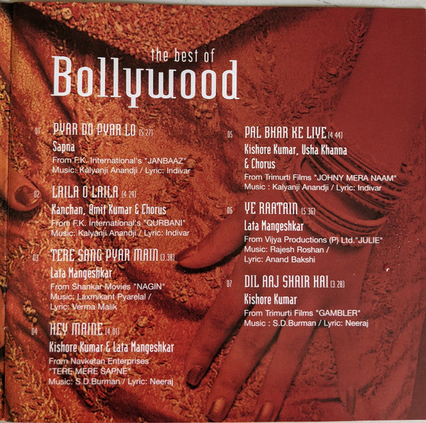 Various - The Best Of Bollywood (15 Classic Hits From The Indian Cinema) (CD)