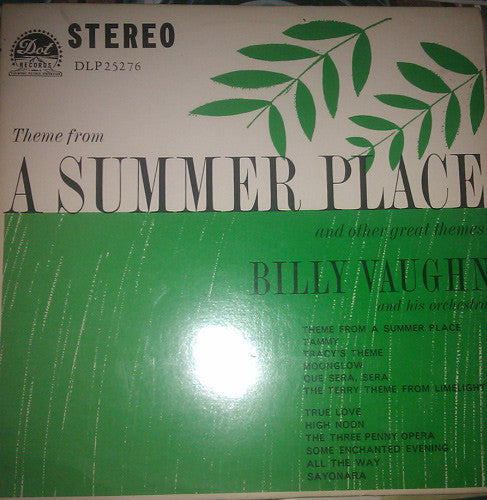 Billy Vaughn And His Orchestra - Theme From A Summer Place (Vinyl) Image