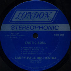 Larry Page Orchestra - Erotic Soul (Vinyl)